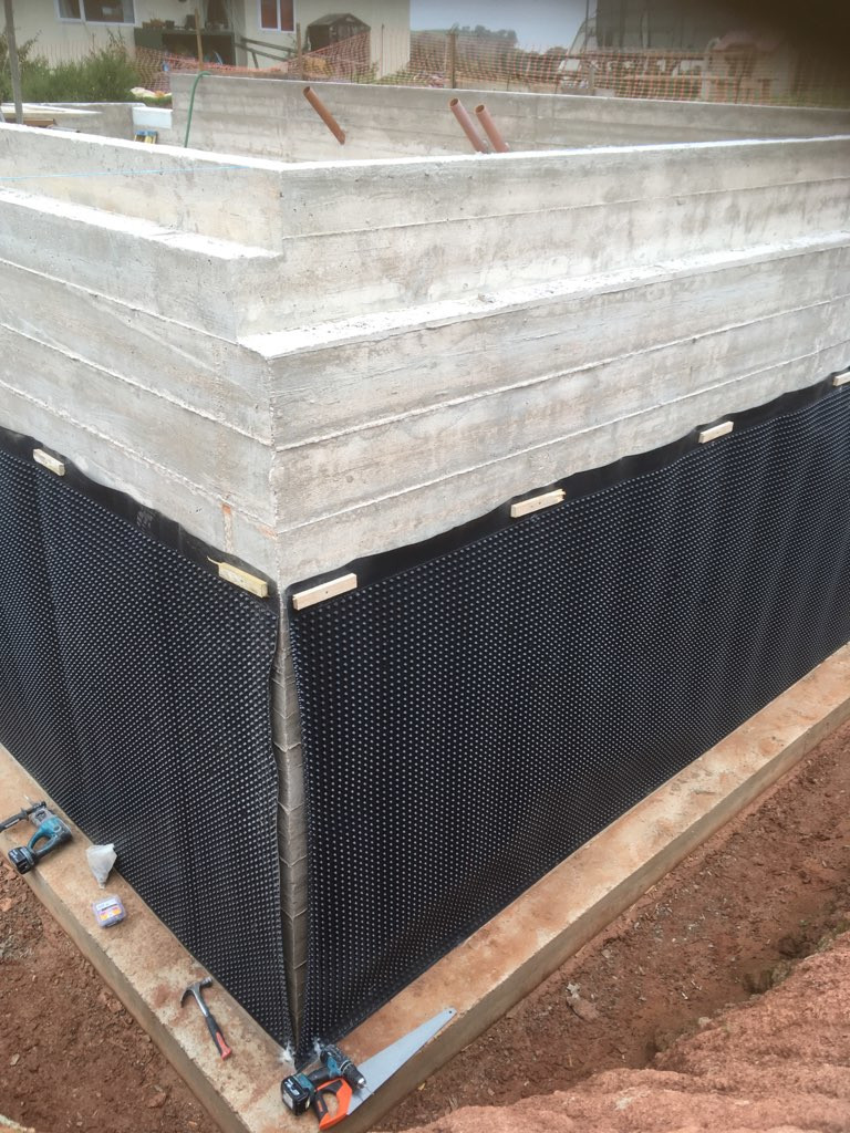 external drainage membrane